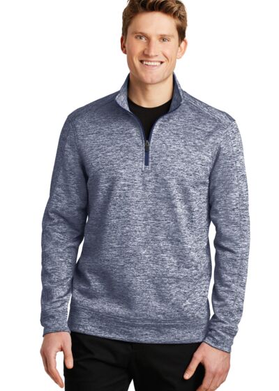PosiCharge ® Electric Heather Fleece 1/4 Zip Pullover Thumbnail