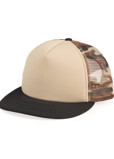 Foam Front Flat Bill Trucker Cap Thumbnail