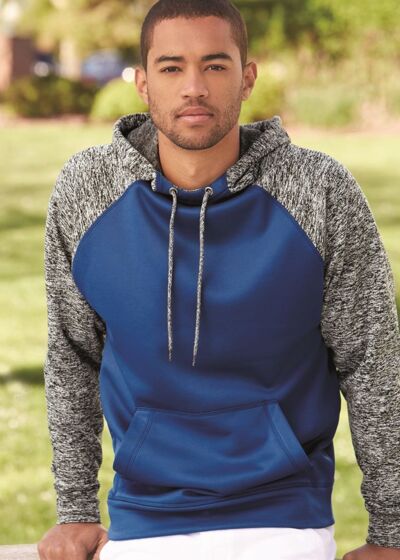Colorblocked Cosmic Fleece Hooded Sweatshirt Thumbnail