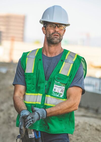 EV Series® Enhanced Visibility Multi-Pocket Mesh Vest Thumbnail