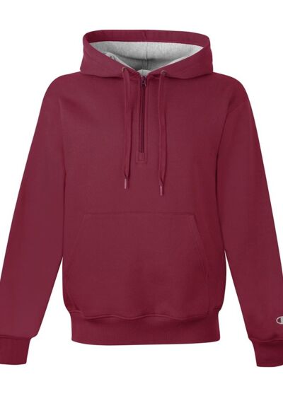 Cotton Max Hooded Quarter-Zip Sweatshirt Thumbnail