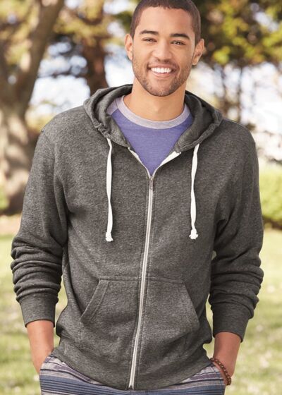 Triblend Full-Zip Hooded Sweatshirt Thumbnail
