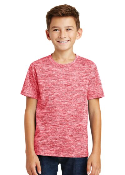 Youth PosiCharge ® Electric Heather Tee Thumbnail