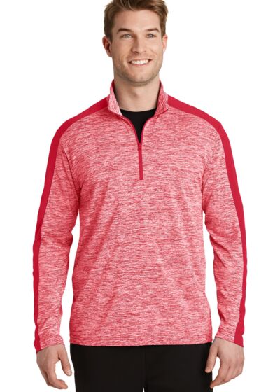 PosiCharge ® Electric Heather Colorblock 1/4 Zip Pullover Thumbnail