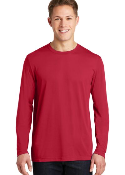 Long Sleeve PosiCharge ® Competitor Cotton Touch Tee Thumbnail