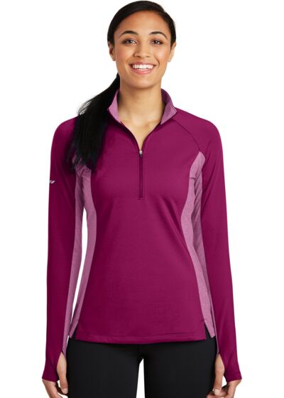 Women's Sport Wick ® Stretch Contrast 1/4 Zip Pullover Thumbnail
