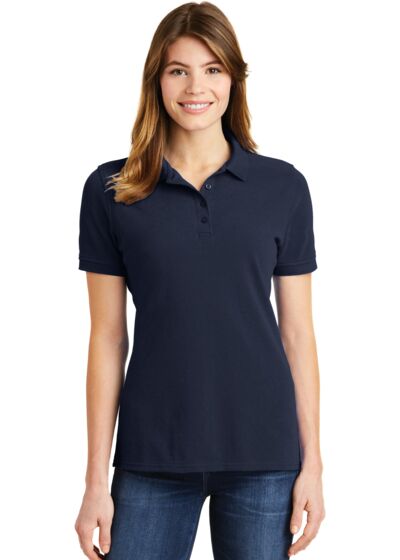 Ladies Combed Ring Spun Pique Polo Thumbnail