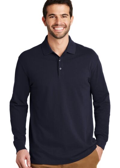 EZCotton ® Long Sleeve Polo Thumbnail