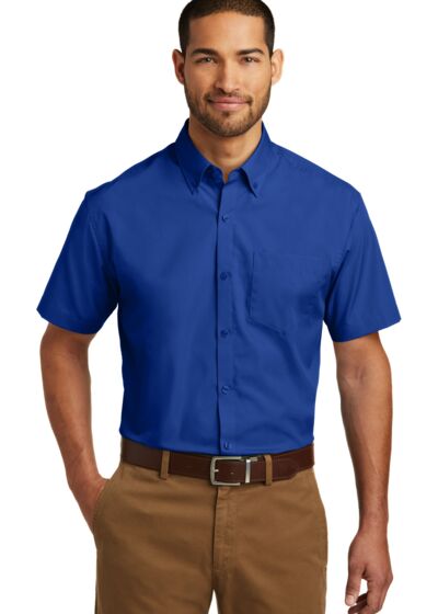 Short Sleeve Carefree Poplin Shirt Thumbnail