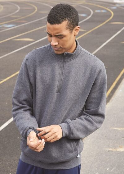 Dri Power® Quarter-Zip Cadet Collar Sweatshirt Thumbnail