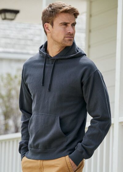 Garment-Dyed Hooded Sweatshirt Thumbnail
