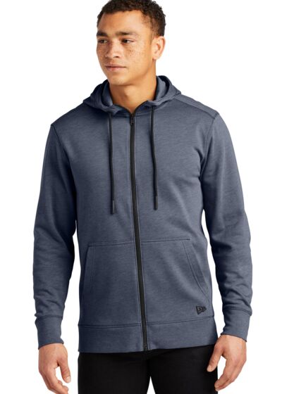 Tri Blend Fleece Full Zip Hoodie Thumbnail