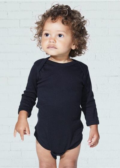 Infant Long Sleeve Baby Rib Bodysuit Thumbnail