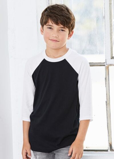 Youth Three-Quarter Sleeve Baseball Tee Thumbnail