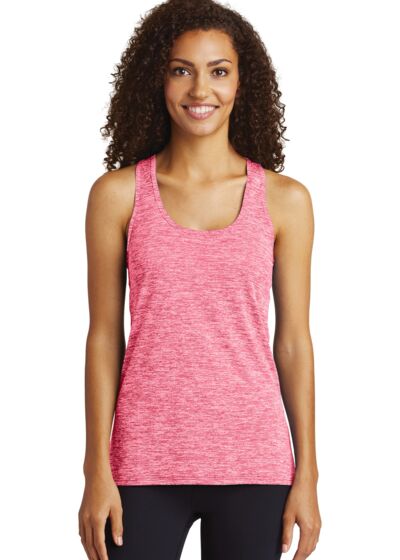Women's PosiCharge ® Electric Heather Racerback Tank Thumbnail