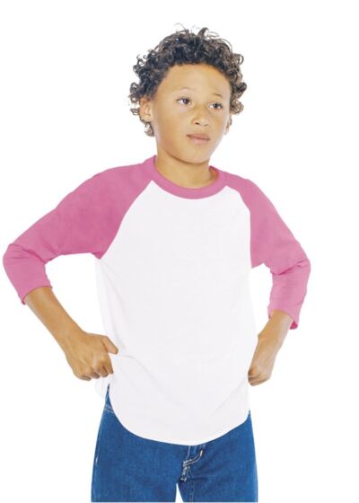 Youth 50/50 Poly/Cotton Three-Quarter Sleeve Tee Thumbnail