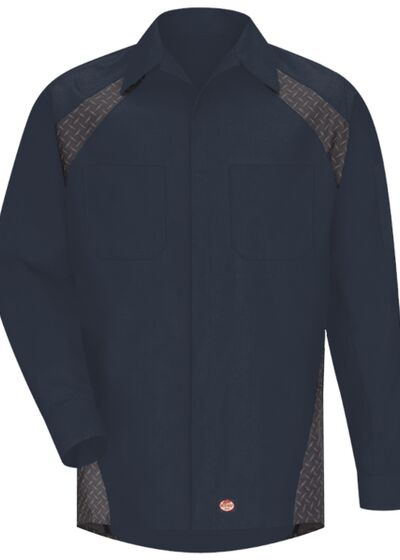 Long Sleeve Diamond Plate Shop Shirt Thumbnail