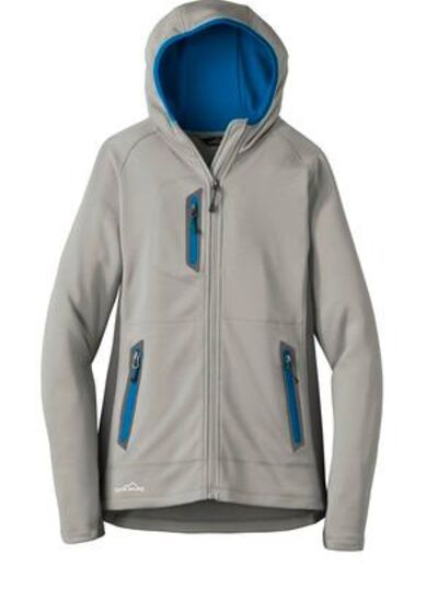 Ladies Sport Hooded Full Zip Fleece Jacket Thumbnail