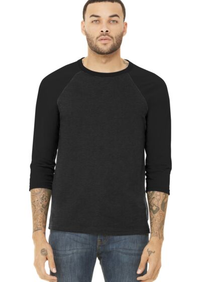 Unisex 3/4 Sleeve Baseball Tee Thumbnail