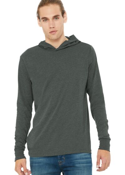 Unisex Jersey Long Sleeve Hoodie Thumbnail