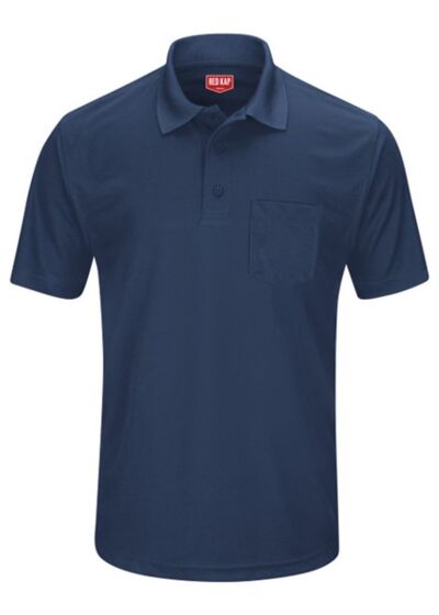 Short Sleeve Performance Knit Pocket Polo Thumbnail