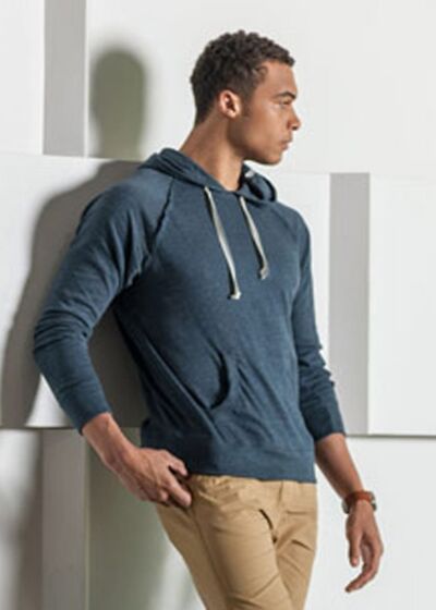 Heather Hooded Long Sleeve T-Shirt Thumbnail