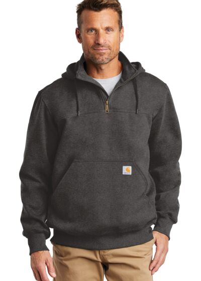 Rain Defender ® Paxton Heavyweight Hooded Zip Mock Sweatshirt Thumbnail