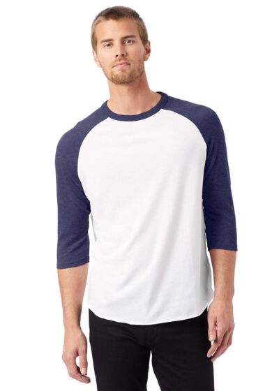 Vintage Jersey Baseball Three-Quarter Sleeve Tee Thumbnail