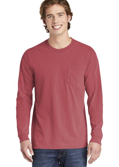Heavyweight Ring Spun Long Sleeve Pocket Tee Thumbnail