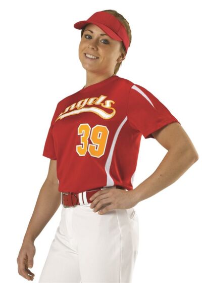 Girls' Fast-Pitch Crew Neck Jersey Thumbnail
