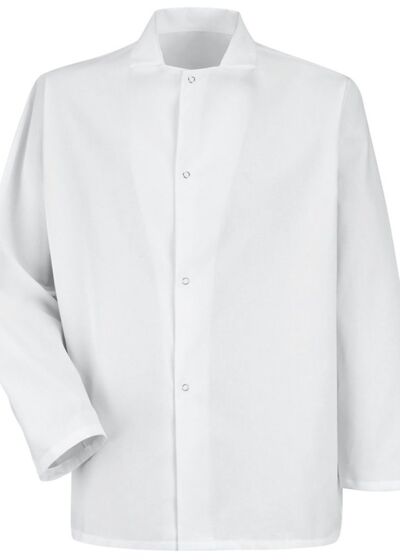 Gripper-Front Short Butcher Coat Thumbnail
