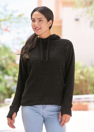 Women’s Teddy Fleece Hooded Pullover Thumbnail