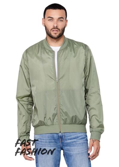 FWD Fashion Lightweight Bomber Jacket Thumbnail