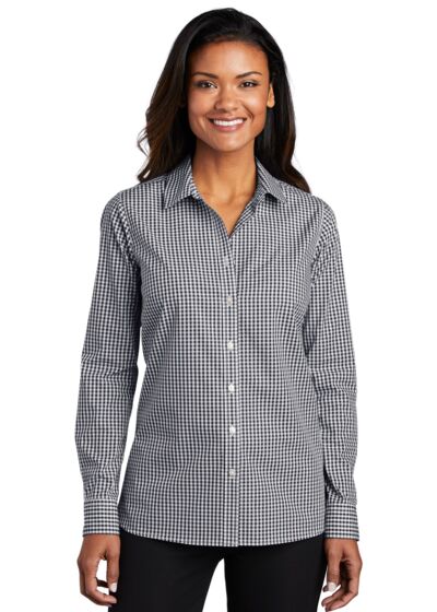 Women's Broadcloth Gingham Easy Care Shirt Thumbnail