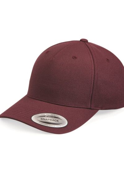 Premium Five-Panel Curved Visor Snapback Cap Thumbnail