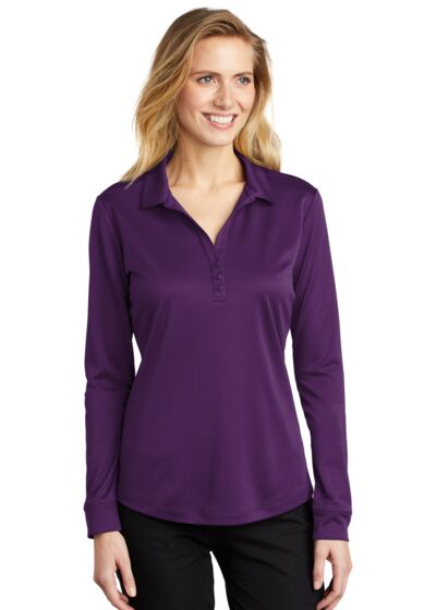 Women's Silk Touch Performance Long Sleeve Polo Thumbnail