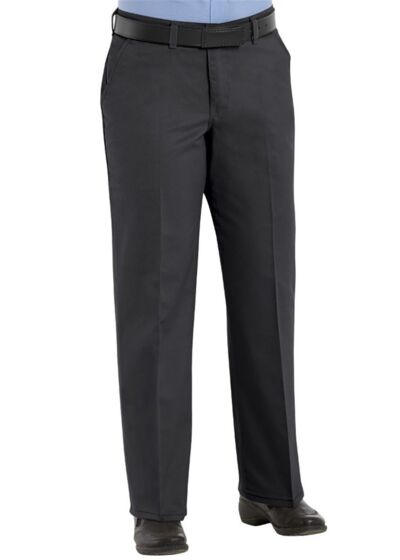 Women's Plain Front Cotton Pants Additional Sizes Thumbnail