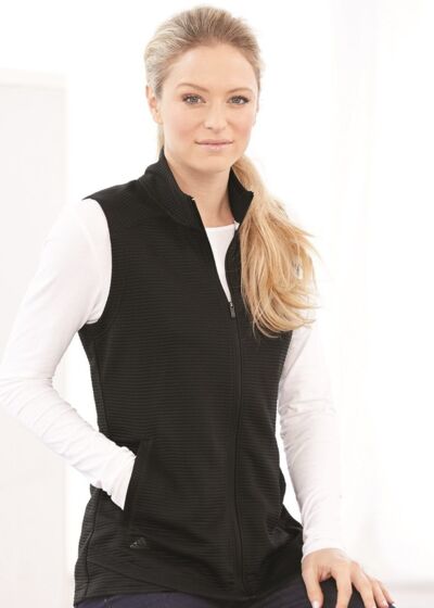 Women's Textured Full-Zip Vest Thumbnail