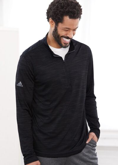 Lightweight Mélange Quarter-Zip Pullover Thumbnail