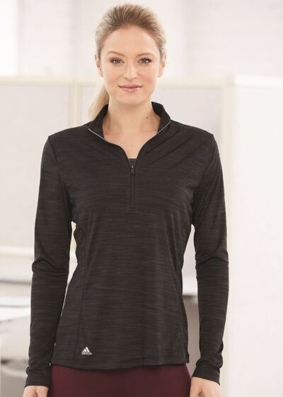 Women's Lightweight Mélange Quarter-Zip Pullover Thumbnail