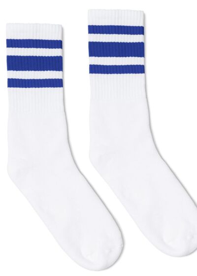 USA-Made Striped Crew Socks Thumbnail