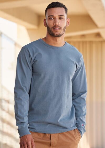 Garment-Dyed Long Sleeve T-Shirt Thumbnail