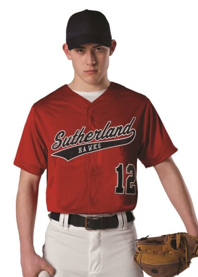 Youth Dura Light Mesh Baseball Jersey Thumbnail