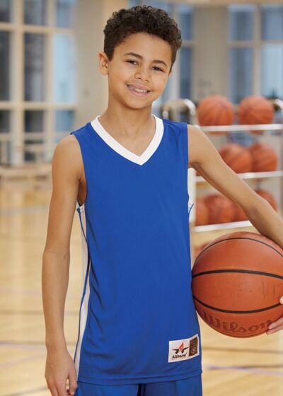 Youth Single Ply Basketball Jersey Thumbnail