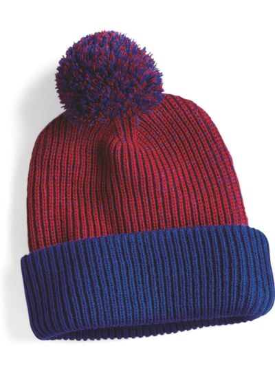 12" Speckled Pom-Pom Cuffed Beanie Thumbnail