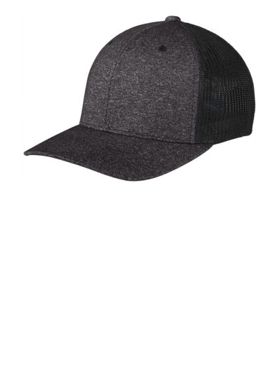 Flexfit ® Melange Mesh Back Trucker Cap Thumbnail