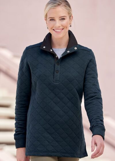 Women’s Quilted Snap Pullover Thumbnail