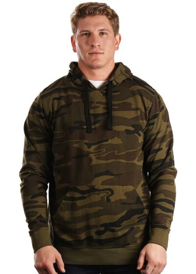 Enzyme-Washed French Terry Hooded Sweatshirt Thumbnail