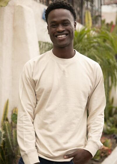 Icon Lightweight Loopback Terry Crewneck Sweatshirt Thumbnail