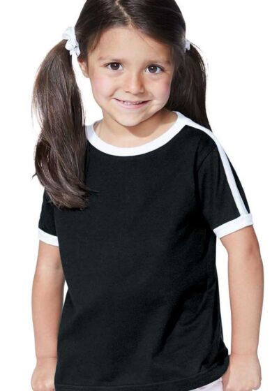 Toddler Retro Ringer Fine Jersey Tee Thumbnail